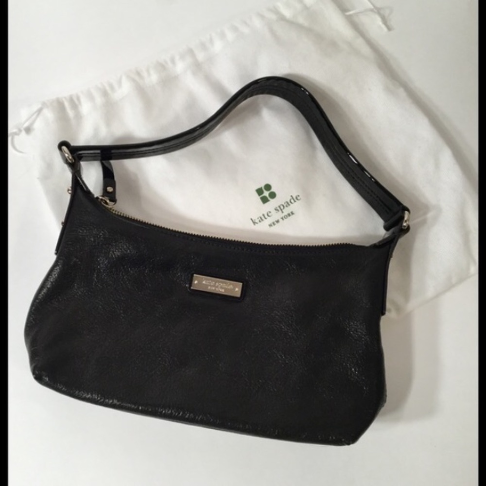 Kate Space black leather purse